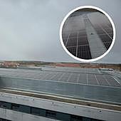 El hospital de Salamanca desarrolla su Plan de Eficiencia Energética e instala 1.100 placas solares