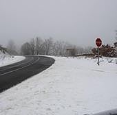 Cortada DS-191 en Candelario por la nieve