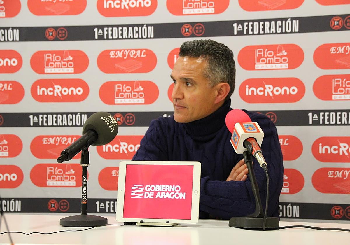 Dani Ponz, durante la rueda de prensa.