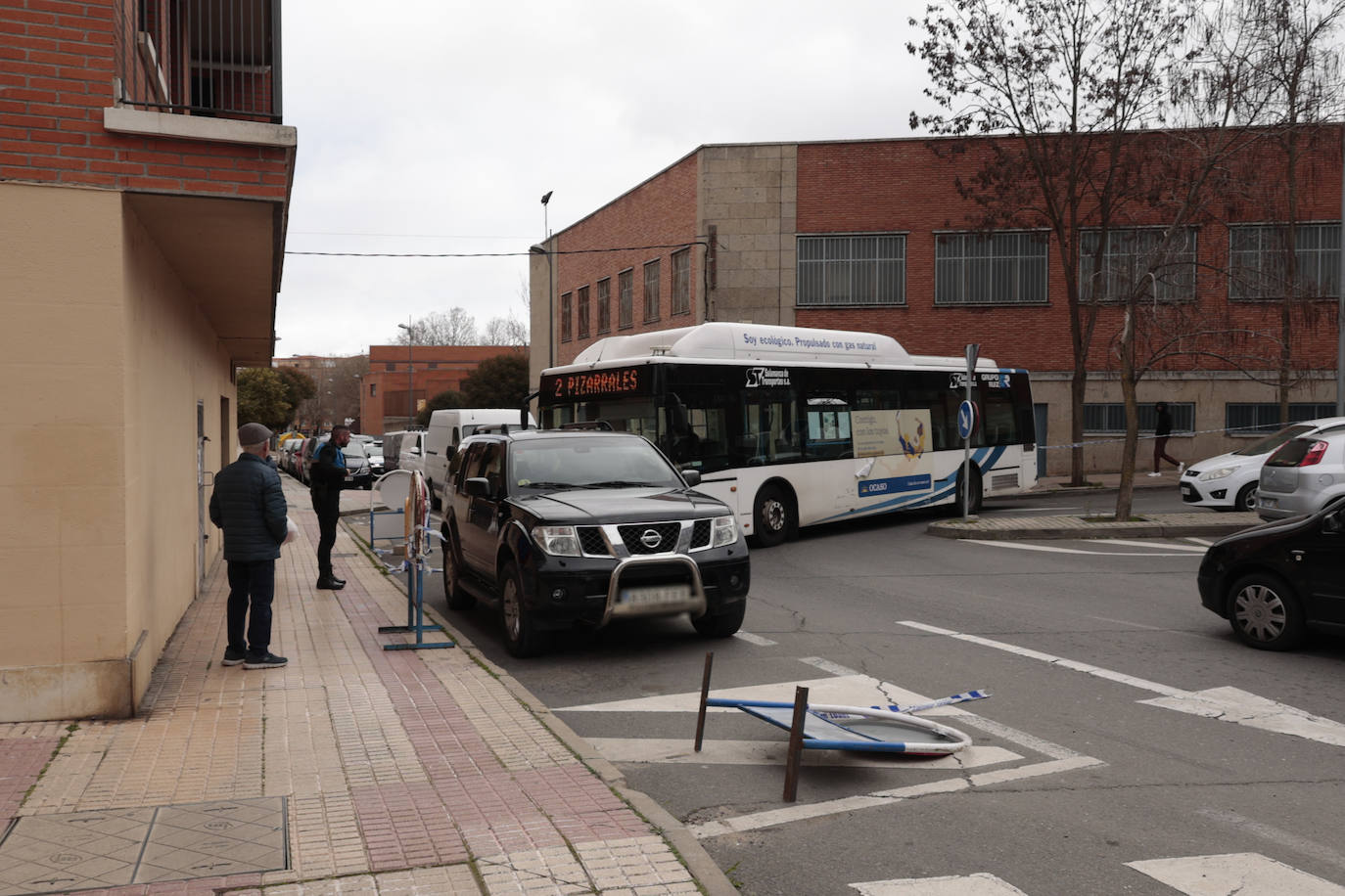 Las interminables obras de la carretera de Ledesma
