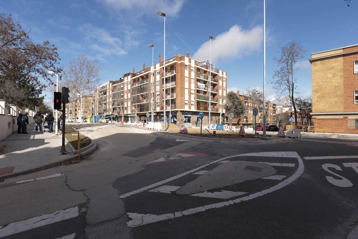 Las interminables obras de la carretera de Ledesma