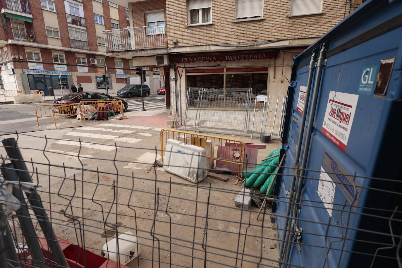 Las interminables obras de la carretera de Ledesma