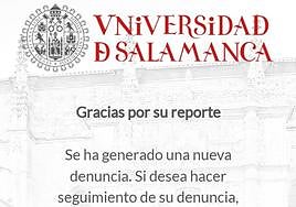 Apercibido un estudiante de la Usal por comentarios en redes sobre el incendio de Valencia y el hijo fallecido de Cañizares