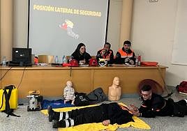 La primera charla sobre emergencias.