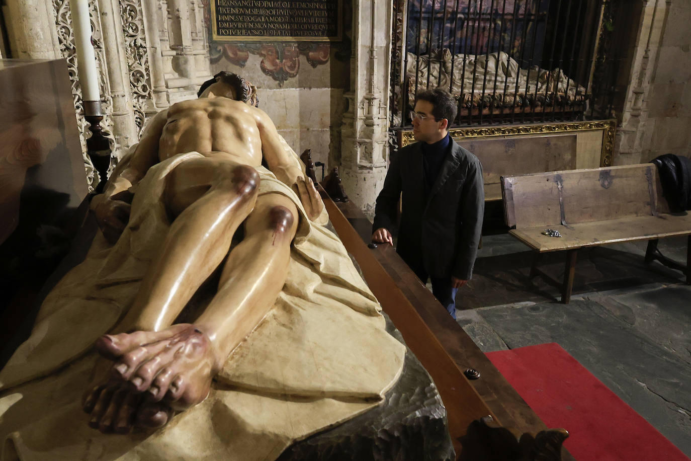 El Cristo Yacente de la Misericordia y de la Agonía Redentora en imágenes