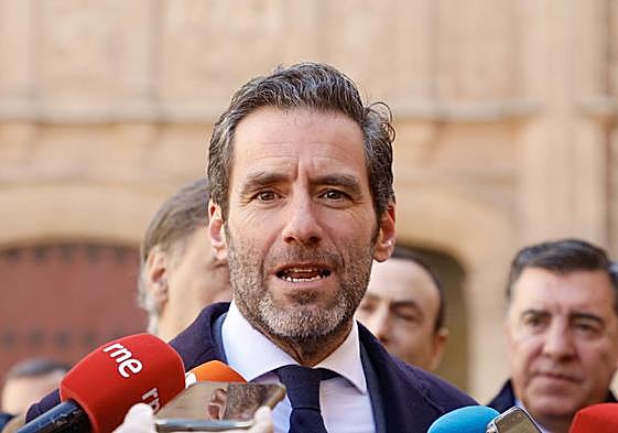 El portavoz nacional del Partido Popular, Borja Sémper, en su declaración