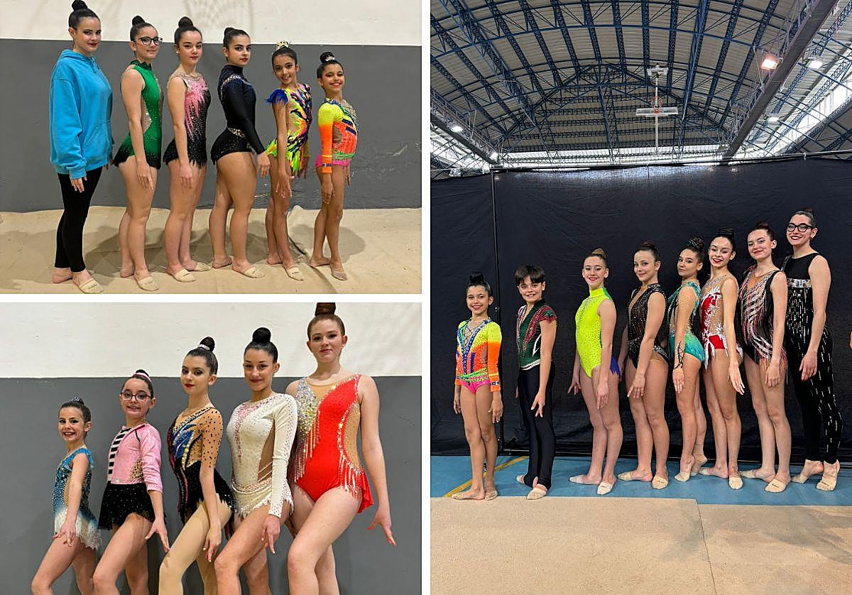 Algunas de las integrantes del club salmantino.