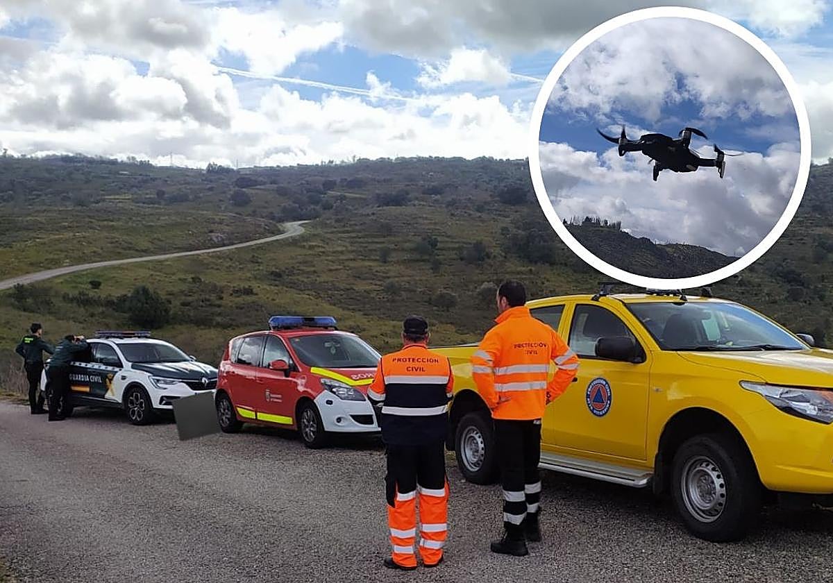 Búsqueda este lunes del varón desaparecido en Villarino de los Aires.