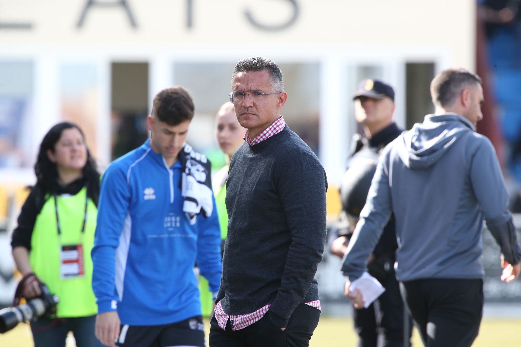 El partido entre Unionistas y Osasuna Promesas, en imágenes