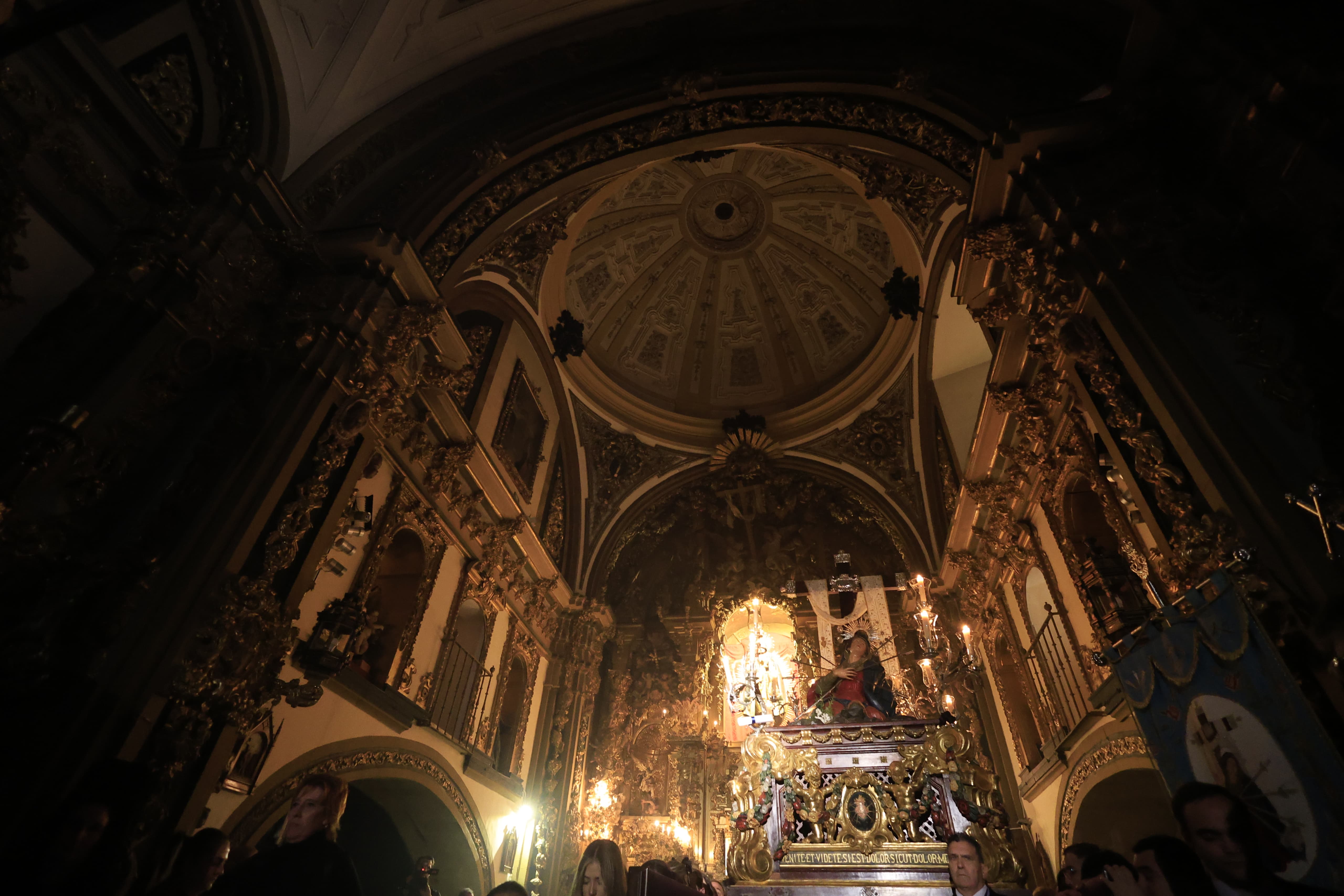 La Virgen de los Dolores y su procesión del Vía Matris abren la Semana Santa