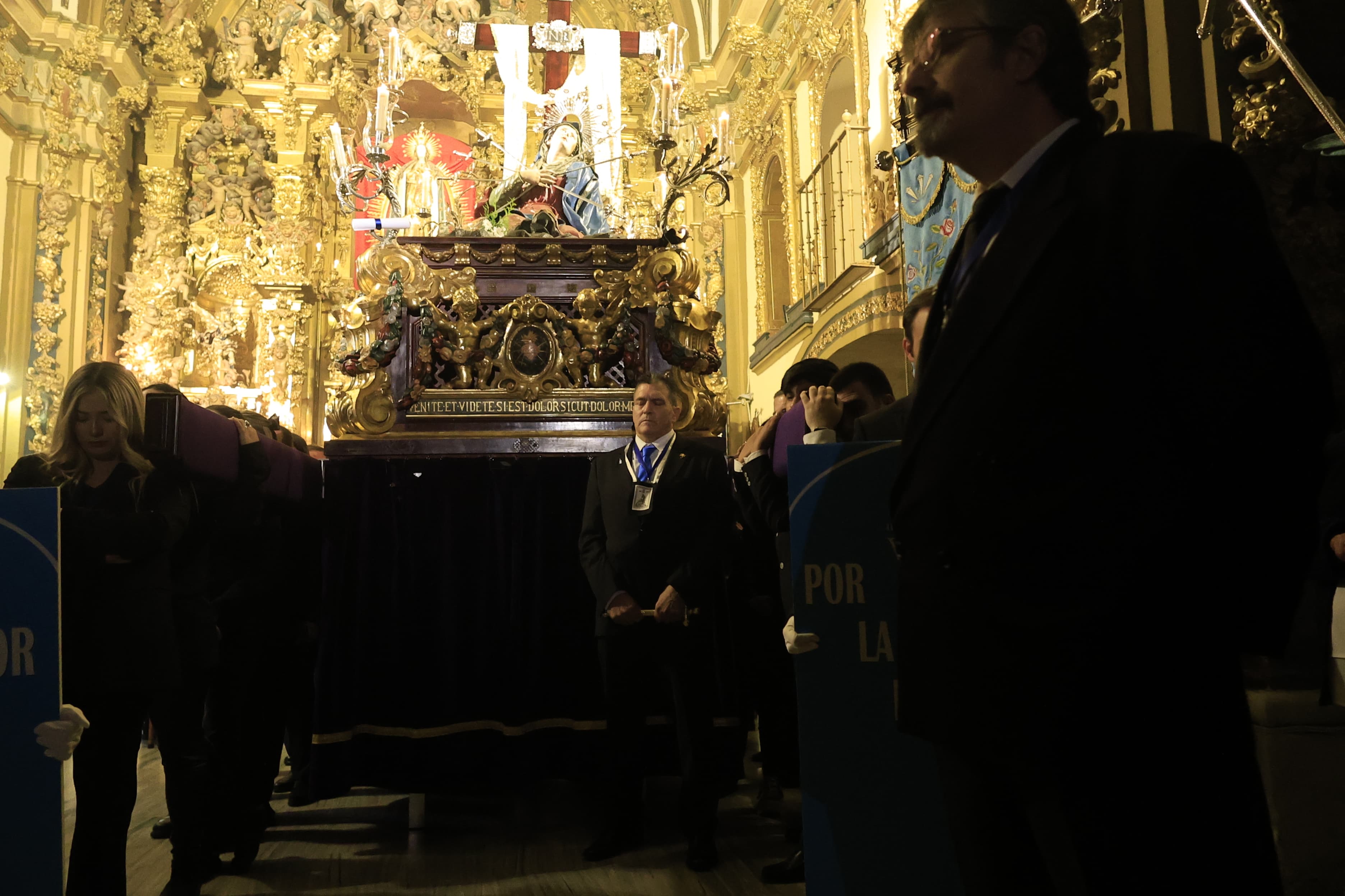 La Virgen de los Dolores y su procesión del Vía Matris abren la Semana Santa