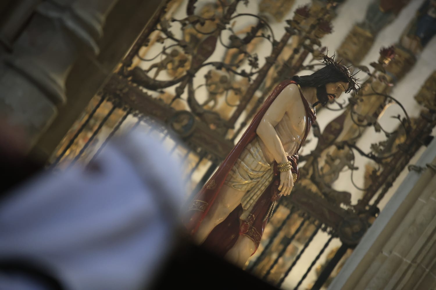 Jesús del Vía Crucis tampoco logra salir de la Catedral