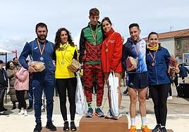 Podios de la carrera.
