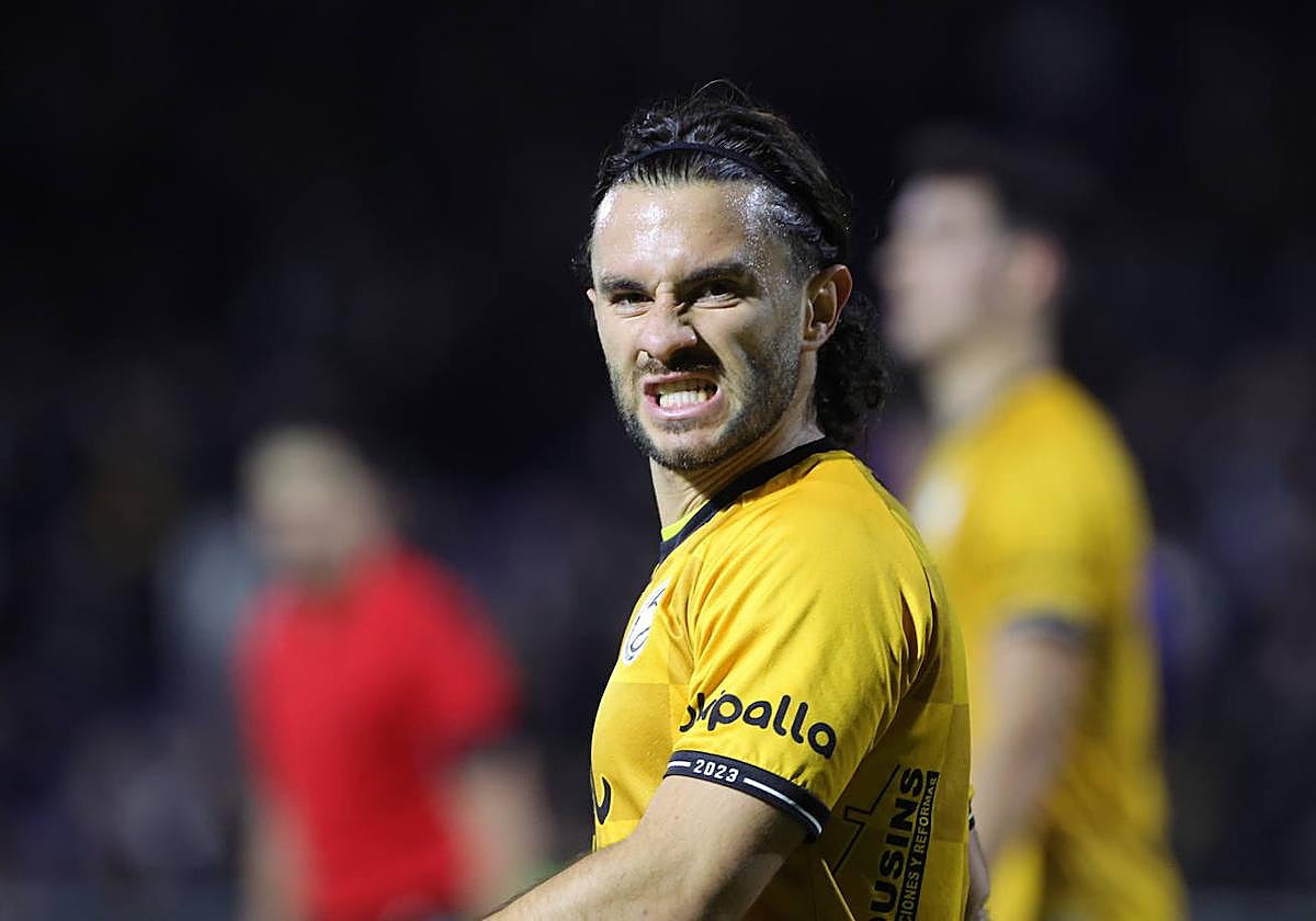 Mario Losada, jugador de Unionistas de Salamanca