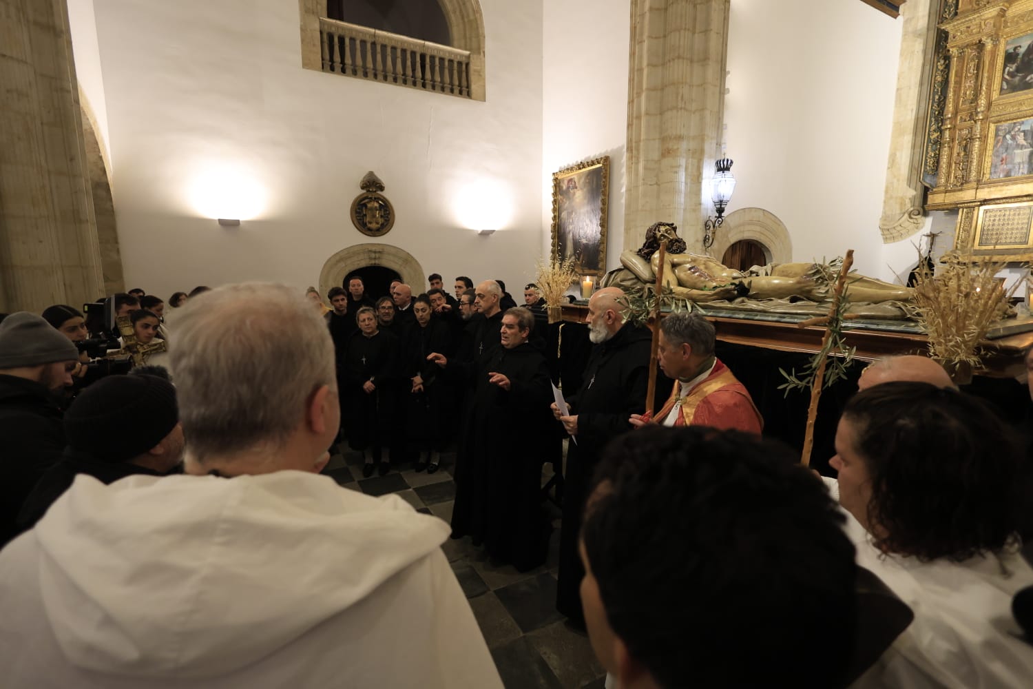 El tiempo frustra la salida del Cristo de la Liberación en Fonseca