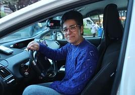 Belén, taxista en Salamanca