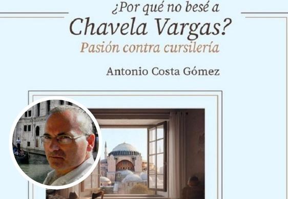 Portada del libro y una imagen del autor.