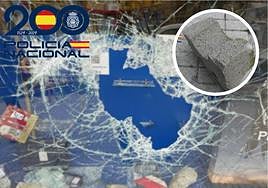 Escaparate del establecimiento comercial afectado