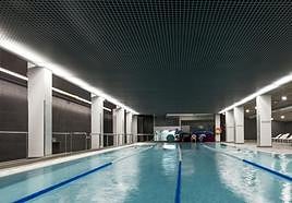 Piscina climatizada del Multiusos.