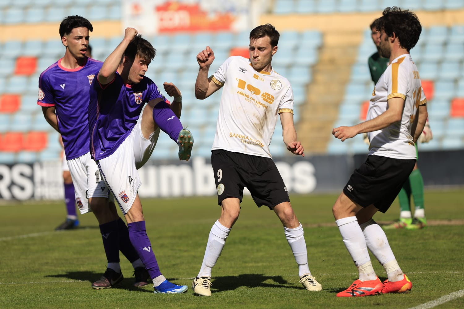El partido entre el Salamanca UDS y el Palencia CF, en imágenes