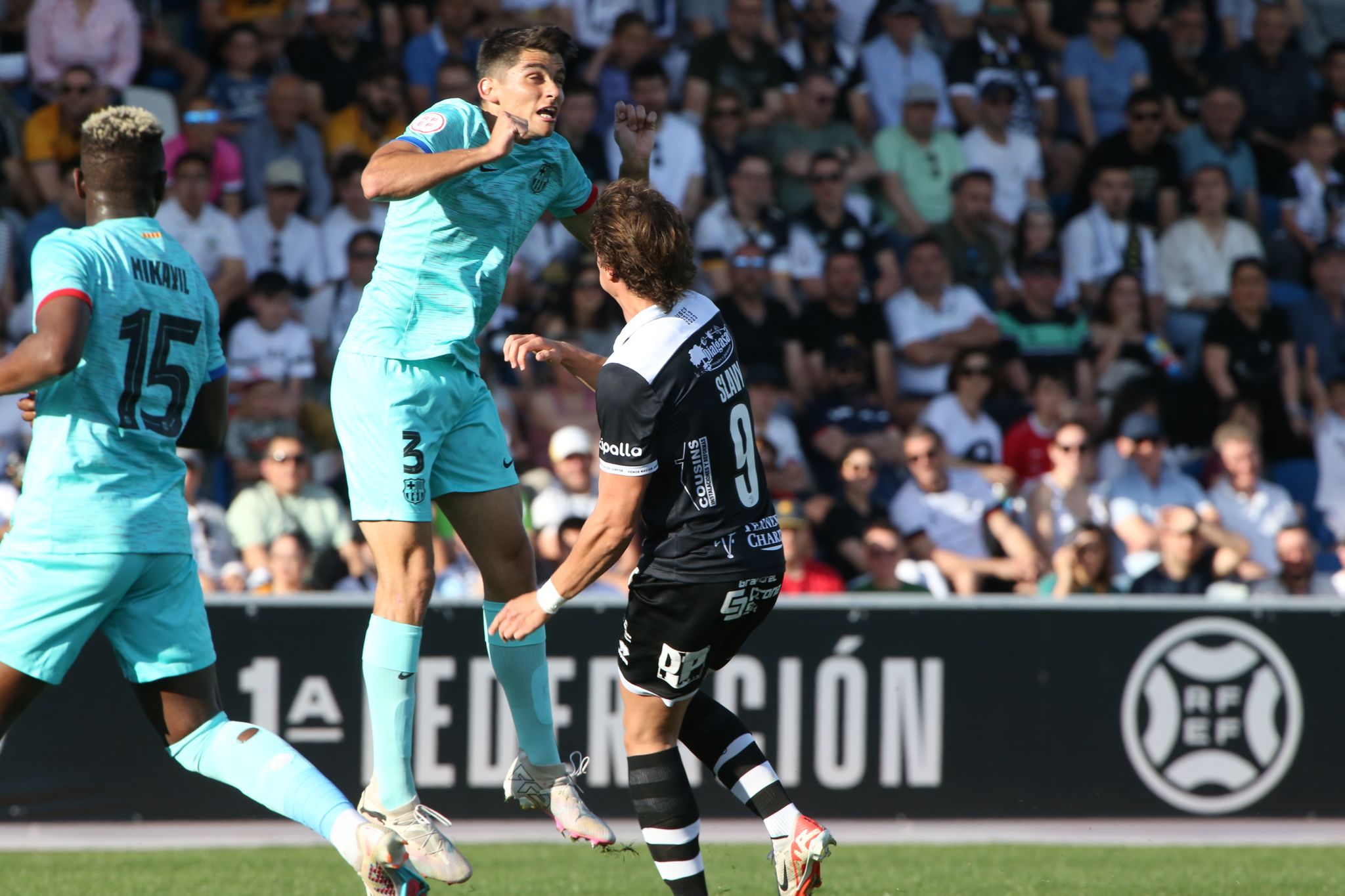 El partido entre Unionistas y el Barça B, en imágenes