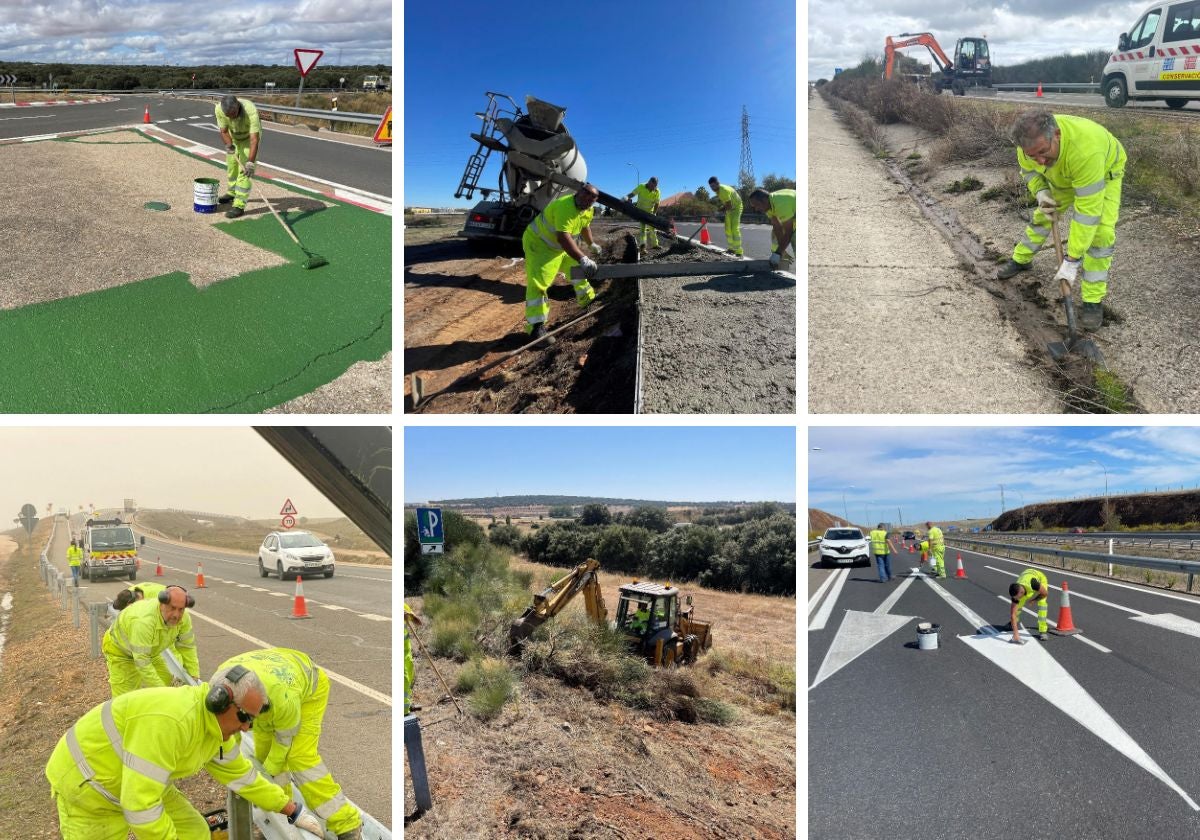Trabajos de conservación