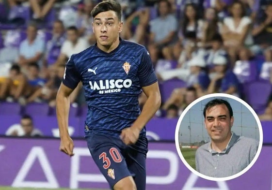Álex Lozano, junto a su padre Raúl Lozano.