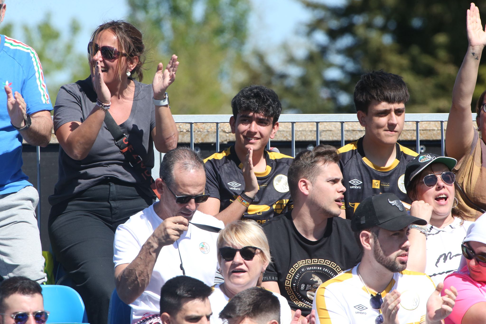 La afición del Salamanca CF UDS se dejan sentir en Tordesillas