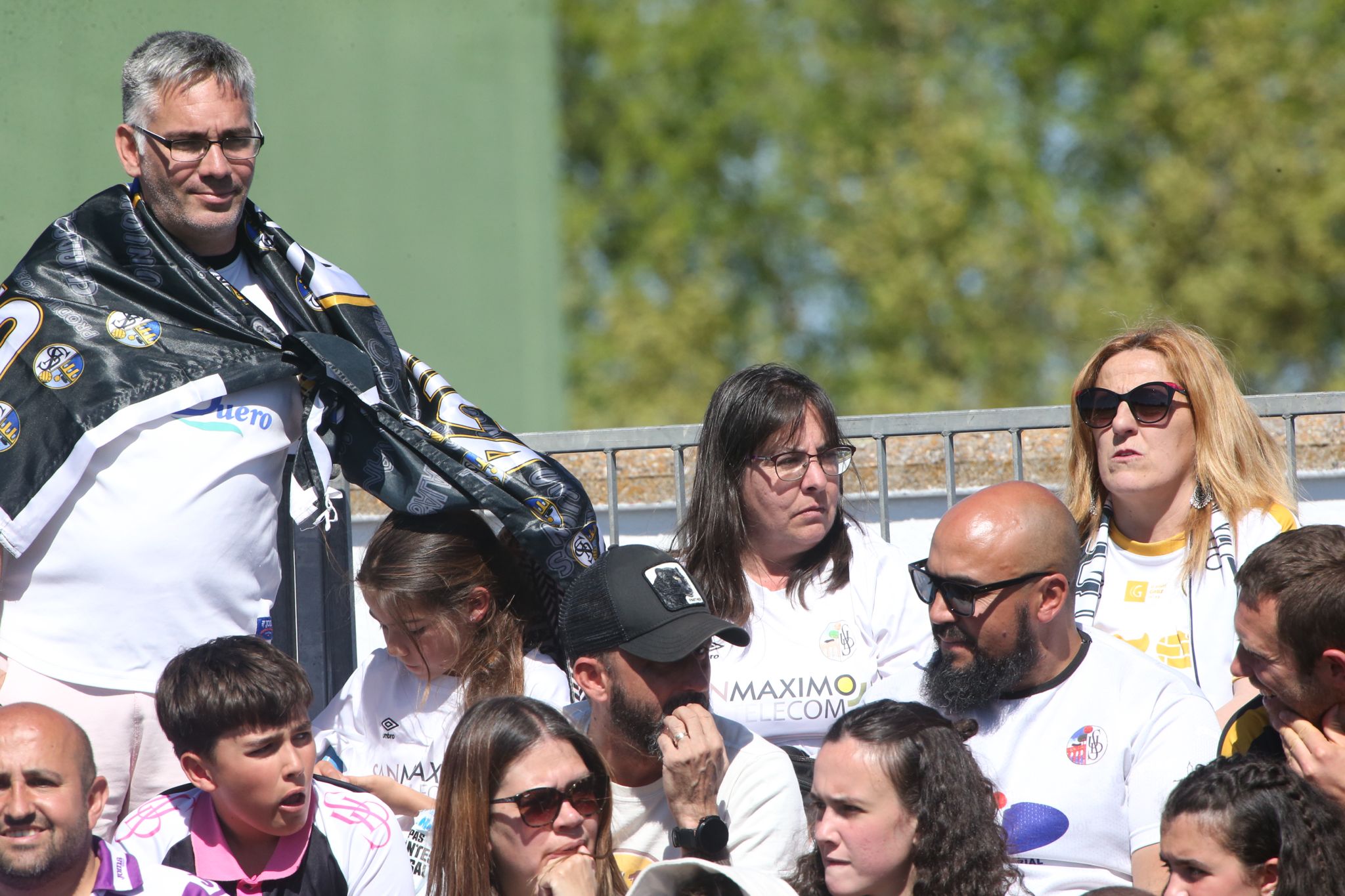 La afición del Salamanca CF UDS se dejan sentir en Tordesillas