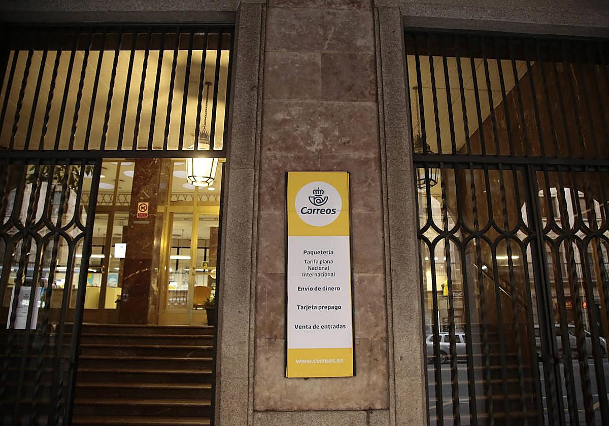 Oficina de Correos en Salamanca.