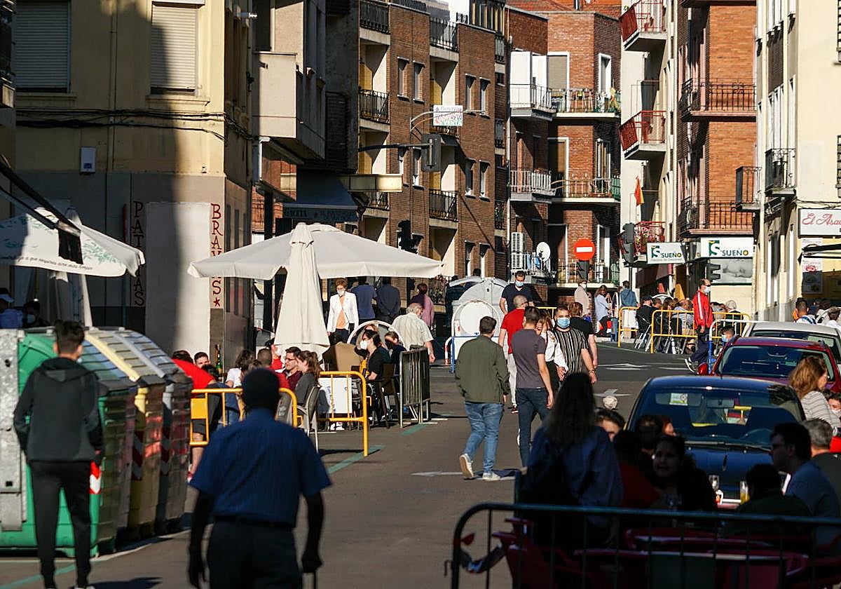 Foto de archivo de las terrazas de Van Dyck