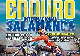 Un Súper Enduro nocturno en pleno centro de Salamanca el próximo viernes y gratis