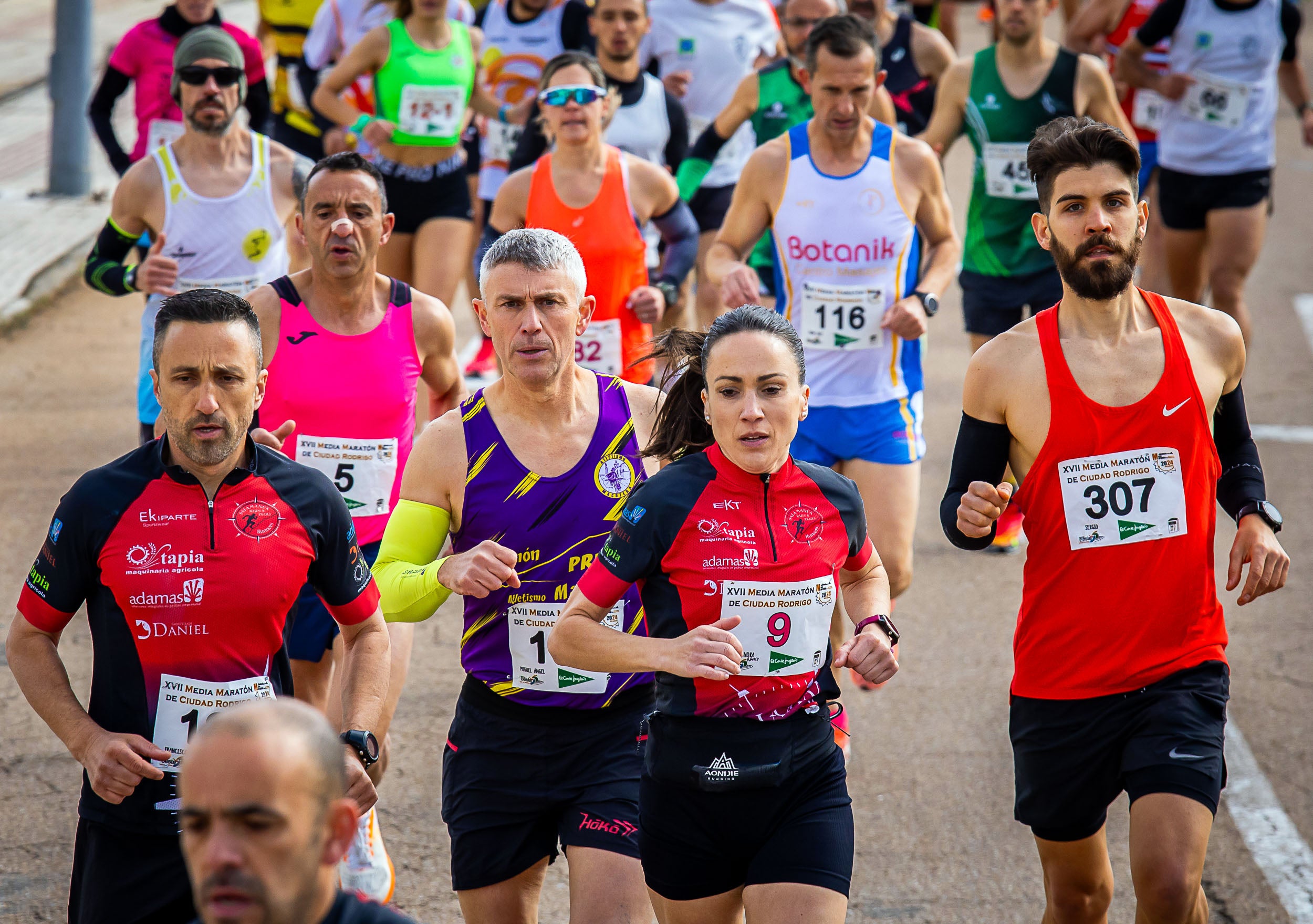 Las mejores imágenes de la Media Maratón de Ciudad Rodrigo