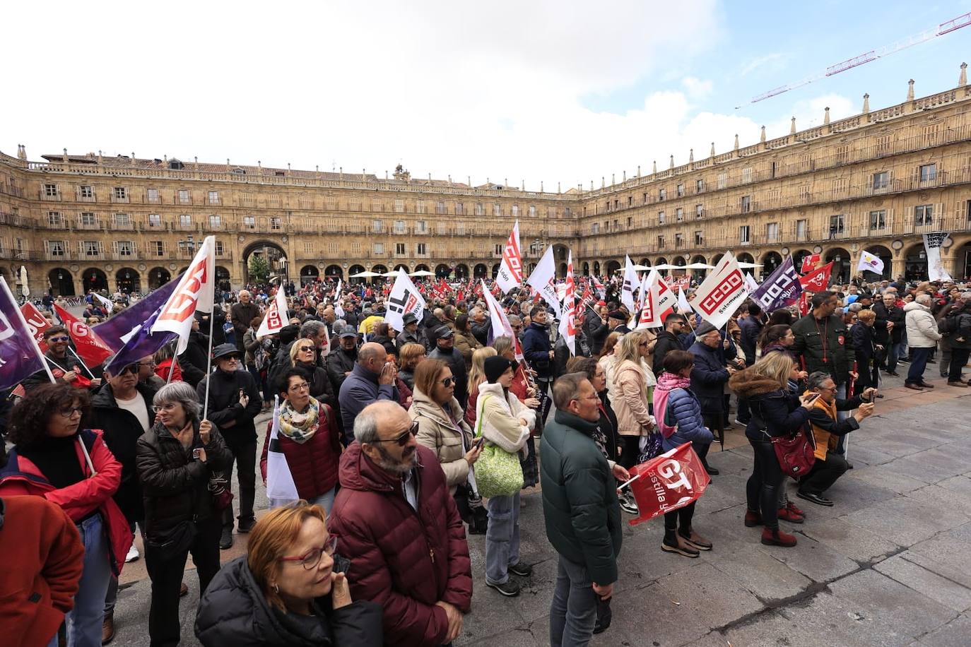 Salamanca marcha por el Día Internacional de los Trabajadores