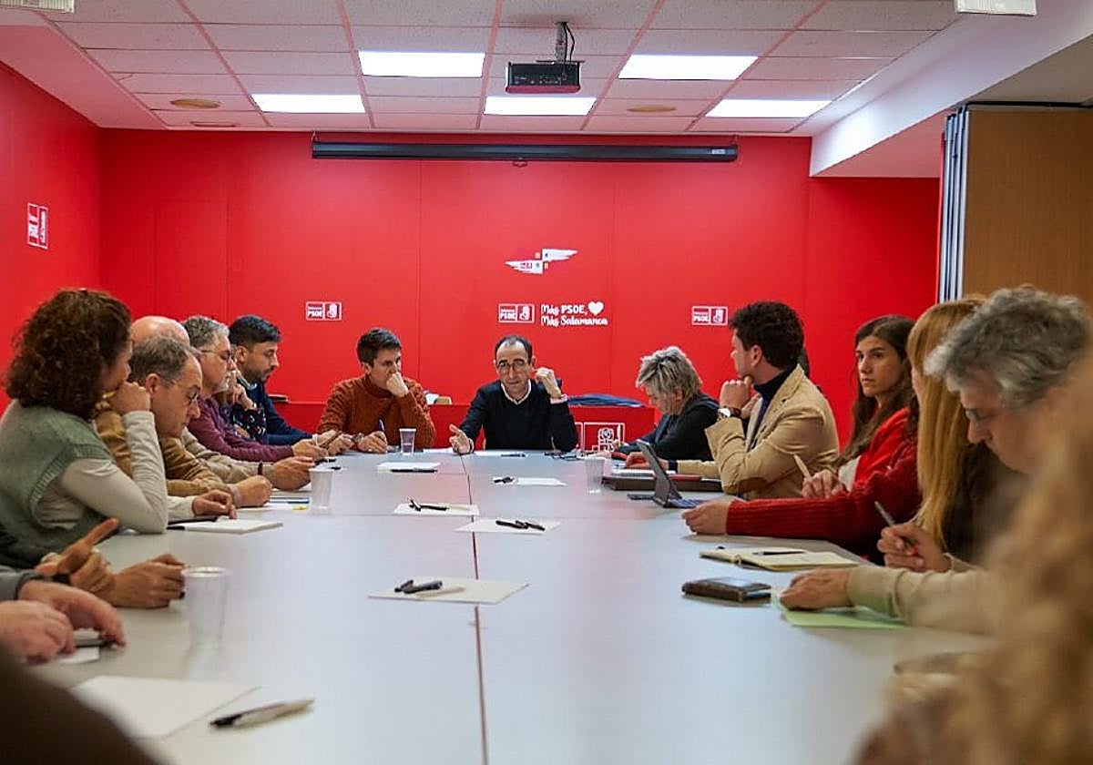Sesión ordinaria celebrada en la sede del PSOE