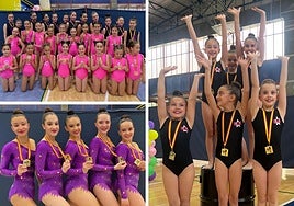 Componentes del Rítmica Salamanca.