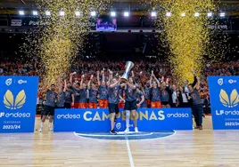 El Valencia Basket se alza con la Liga Femenina Endesa.