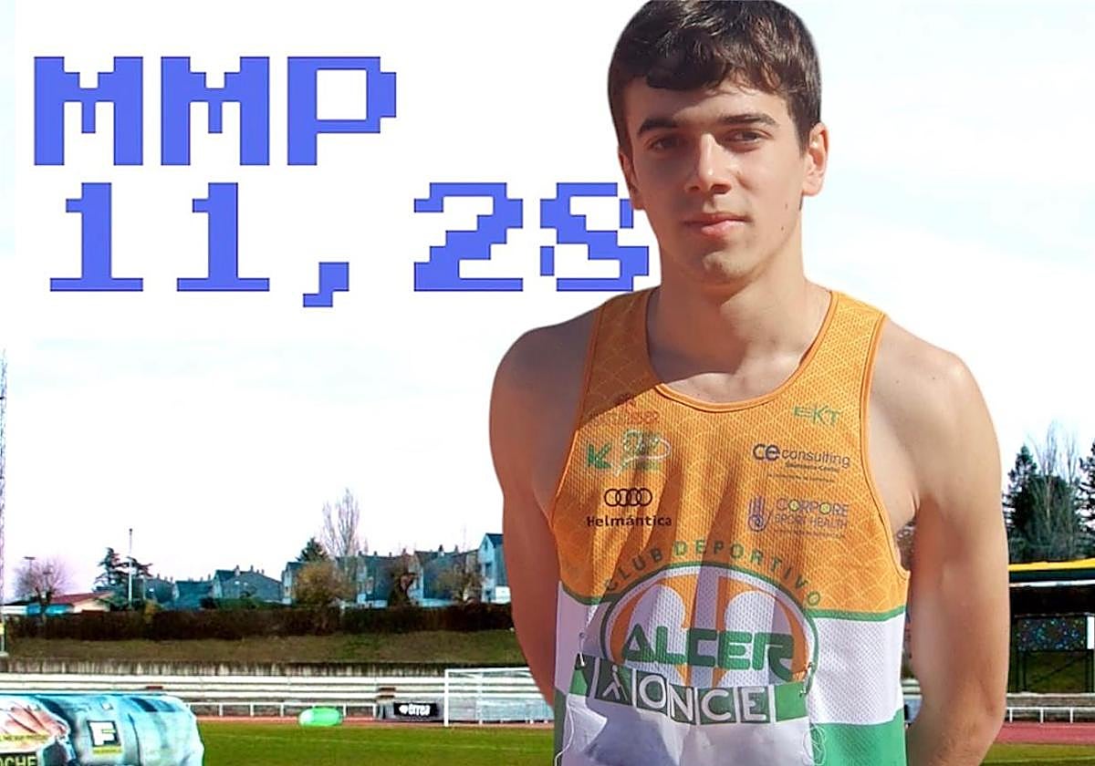 Diego Ruiz, atleta salmantino paralímpico, hace su mejor marca y confirma su liderazgo nacional