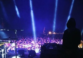 Una actuación durante uno de los festival del Abejarock de Béjar.