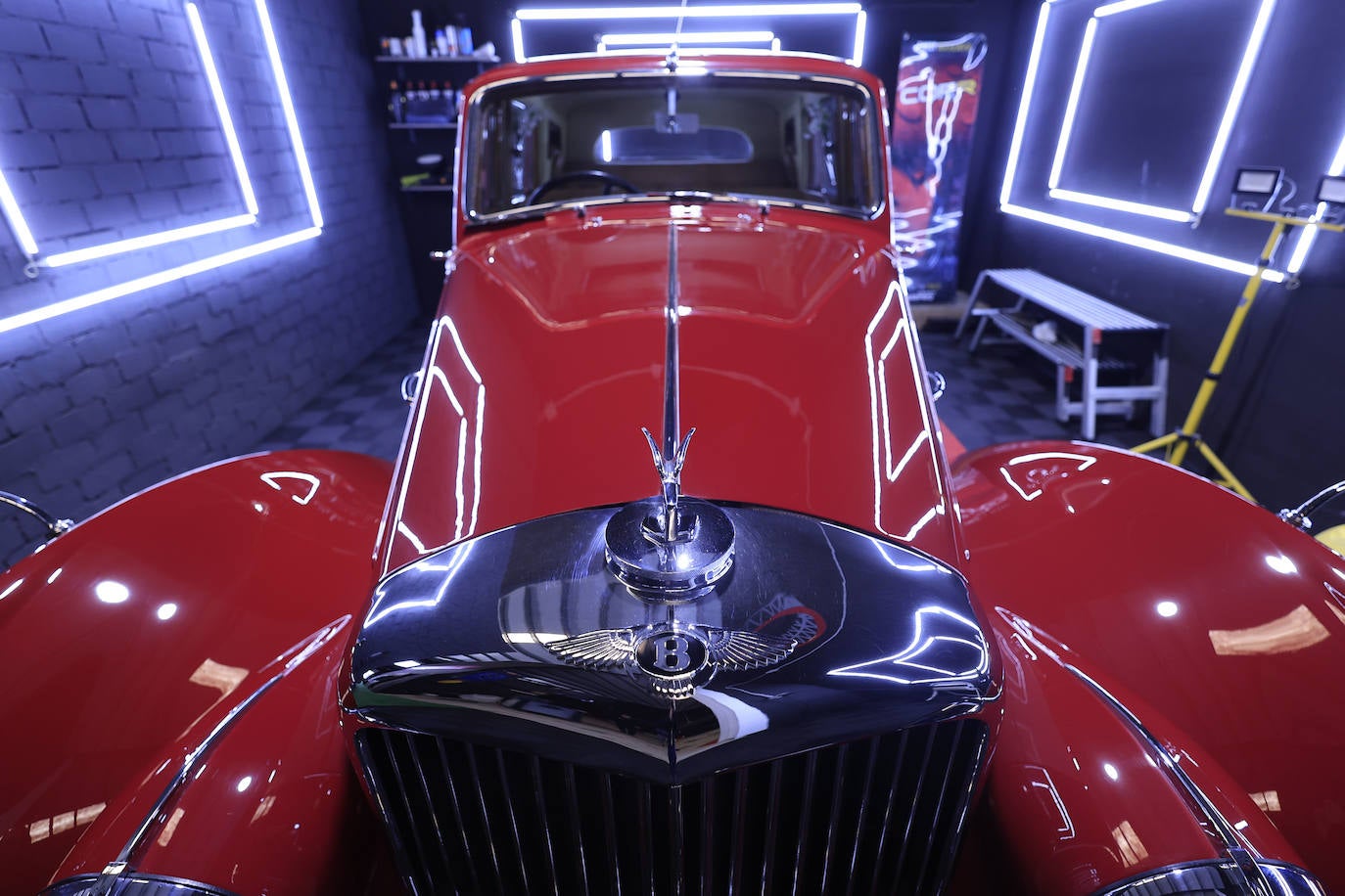 Un Bentley de 1955 cuidado al detalle y recuperado desde Salamanca