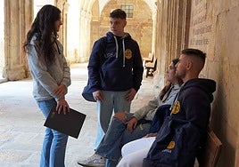 Alumnos de la Universidad Pontificia de Salamanca.