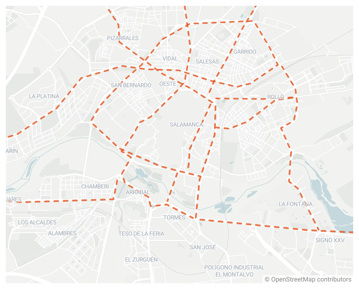 Listo el nuevo mapa del ruido de Salamanca frente a 5.000 excesos de decibelios