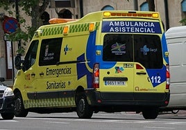 Foto de archivo de una ambulancia del Sacyl