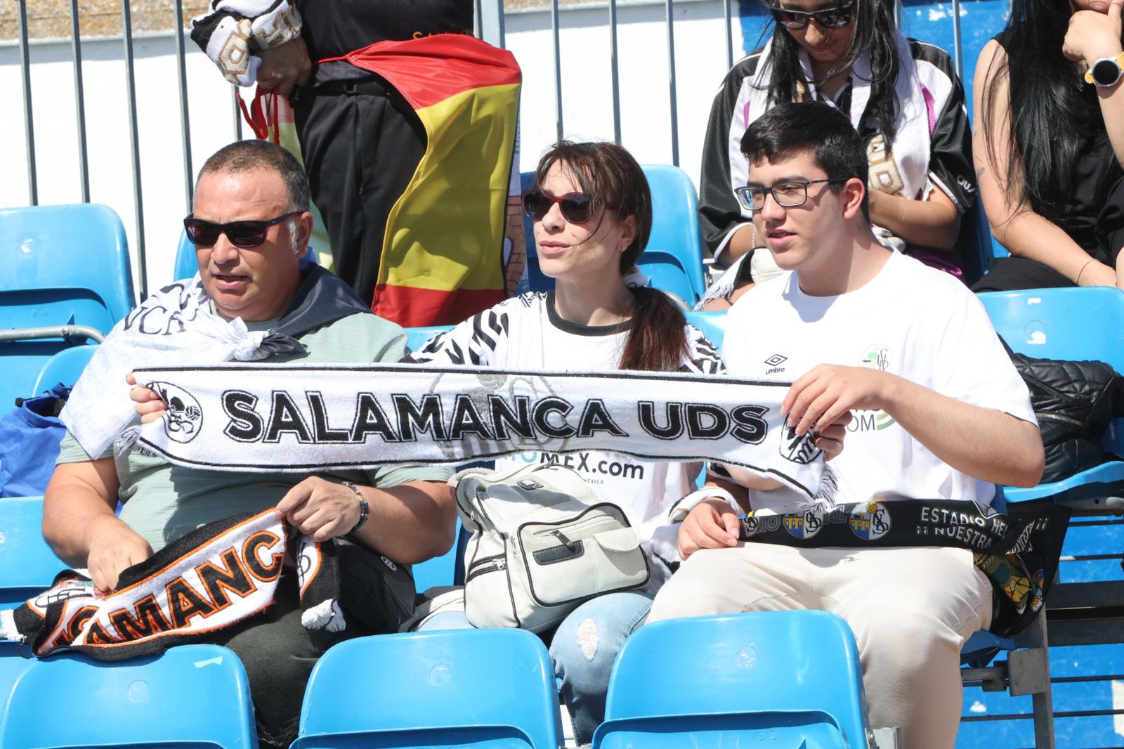 El Salamanca CF UDS, arropado en Tordesillas por su afición