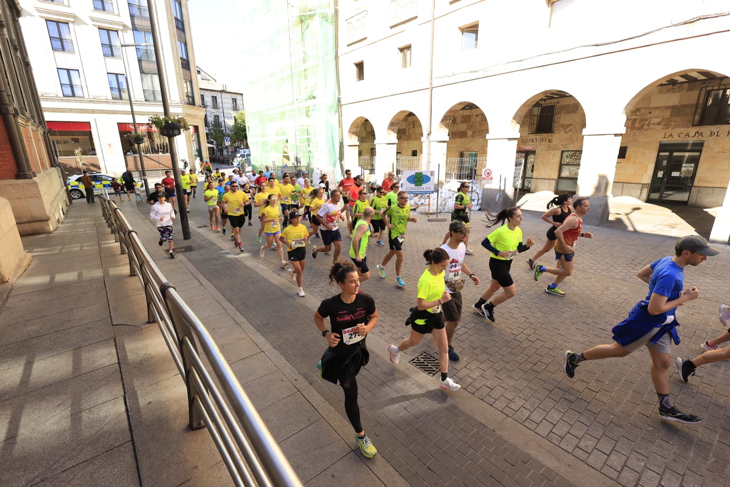 Pasos por la donación en la X Carrera Alcer de Salamanca