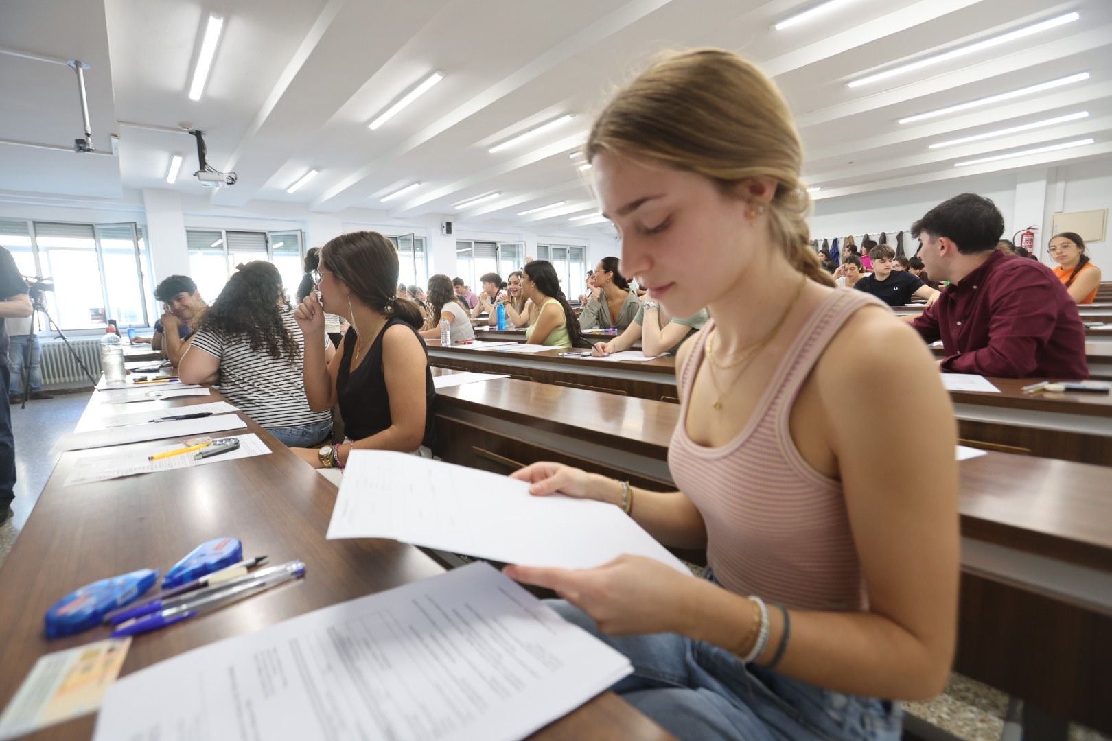Comienzan las pruebas de la EBAU en la Universidad de Salamanca