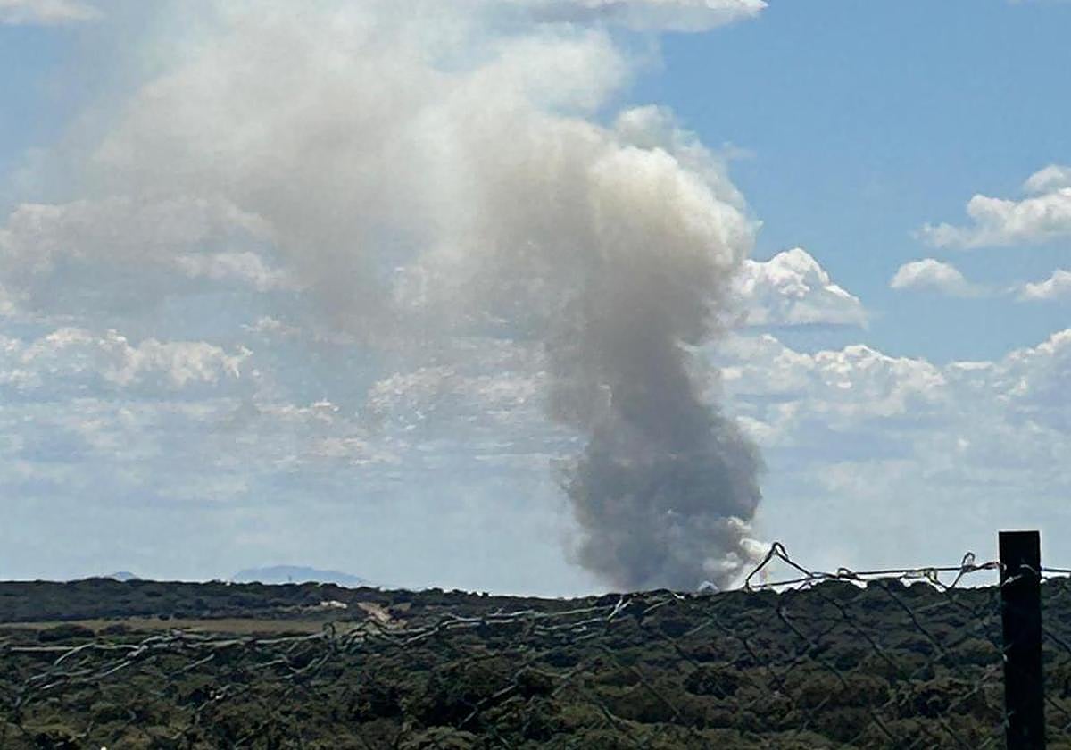 Incendio desde Cuatro Calzadas