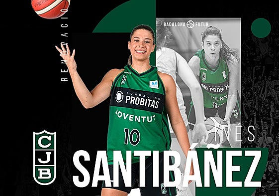 La salmantina Inés Santibáñez renueva con el Joventut y podrá medirse a Avenida