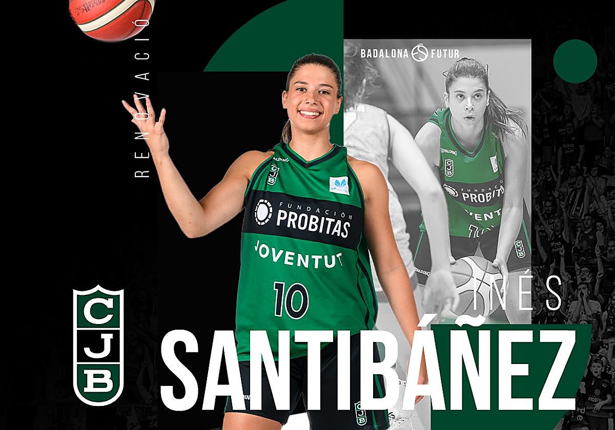 La salmantina Inés Santibáñez renueva con el Joventut y podrá medirse a Avenida