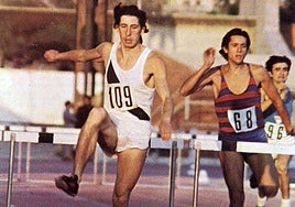Marceliano Ruiz, en una competición en su gran año, 1981.